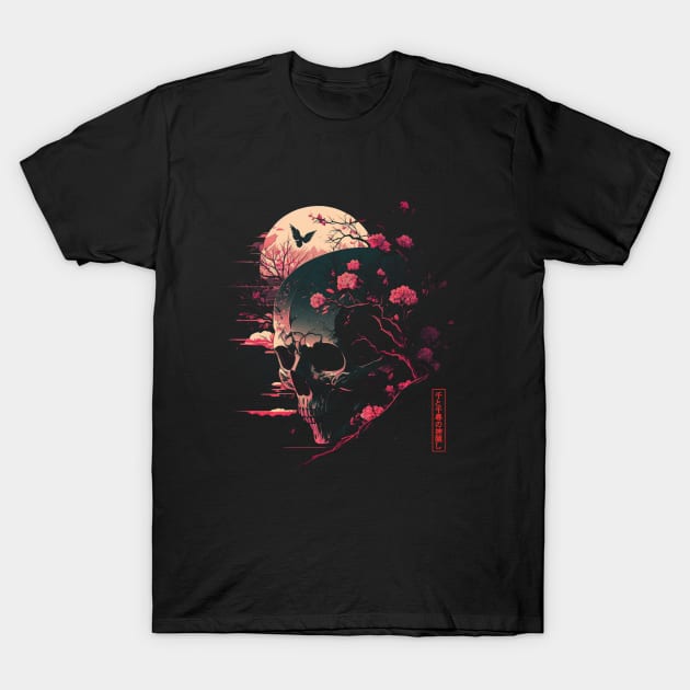 skull illustration T-Shirt by bmron